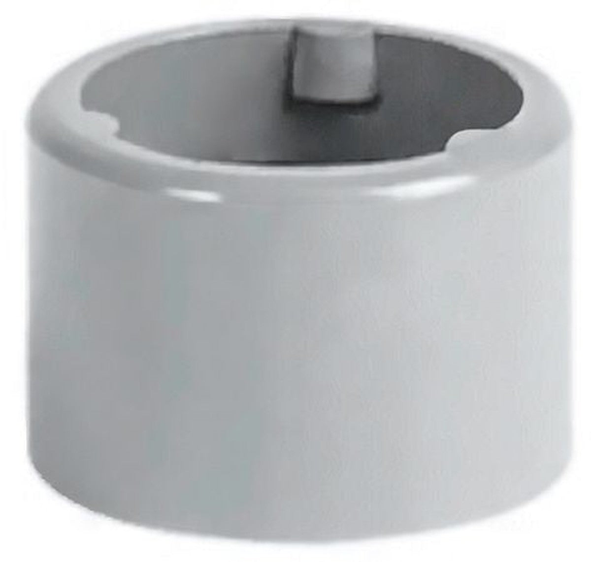 Grijze PVC-verloopkoppeling 50-32 mm