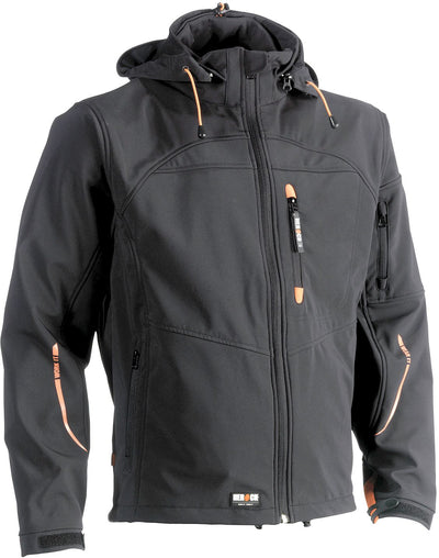 VESTE SOFTSHELL HEROCK POSEIDON NOIRE M