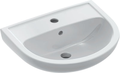 LAVABO SAVAL PRO VB 55-43,5CM BLANC