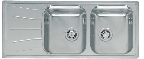 EVIER ENC.DIPLO.ECO REG.2B+E 116X50 INOX