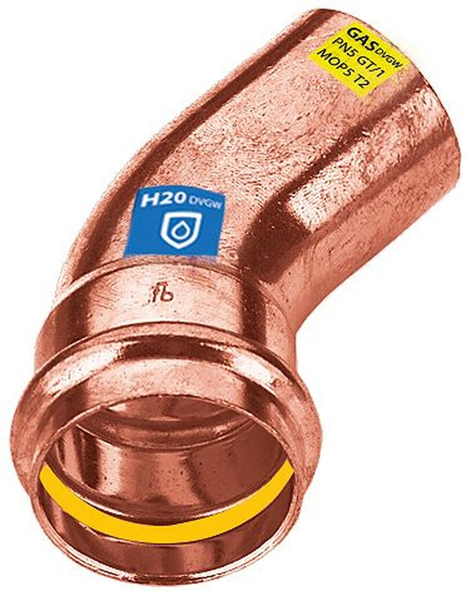 Boog 45° VM 18mm Frabopress Securfrabo Combi