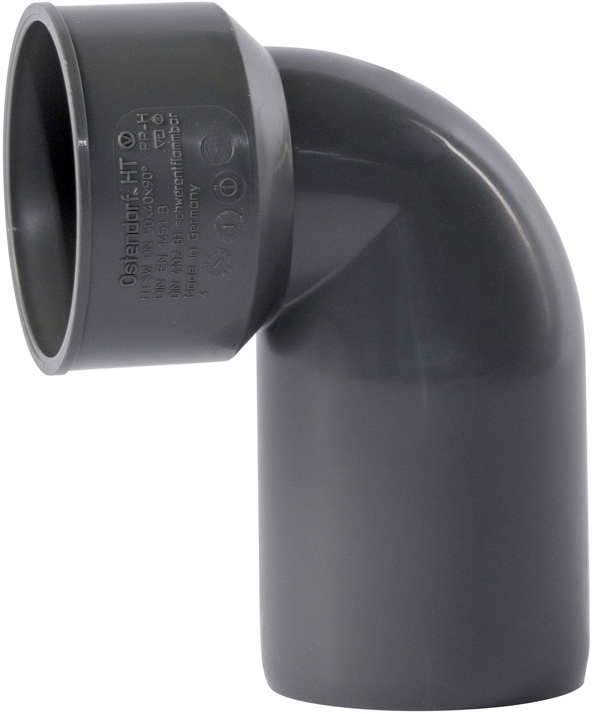 COUDE SIPHON 40-40MM PP HT-SAFE OSTEND.