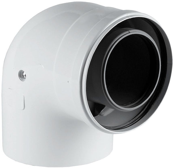 UNIFLOW COUDE 60/100MM 90° ALU/PP