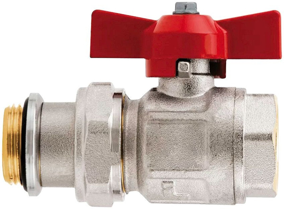 VANNE A BILLE 3/4" ROUGE UNI.COLLECTEUR