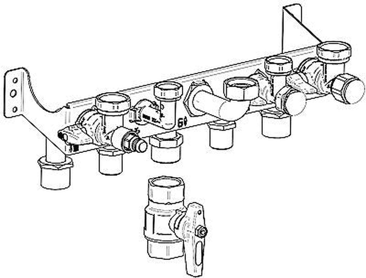 Hydraulic Connection Kit without Filling Kit for Avanta Ace +tzerra Matic Combi Remeha
