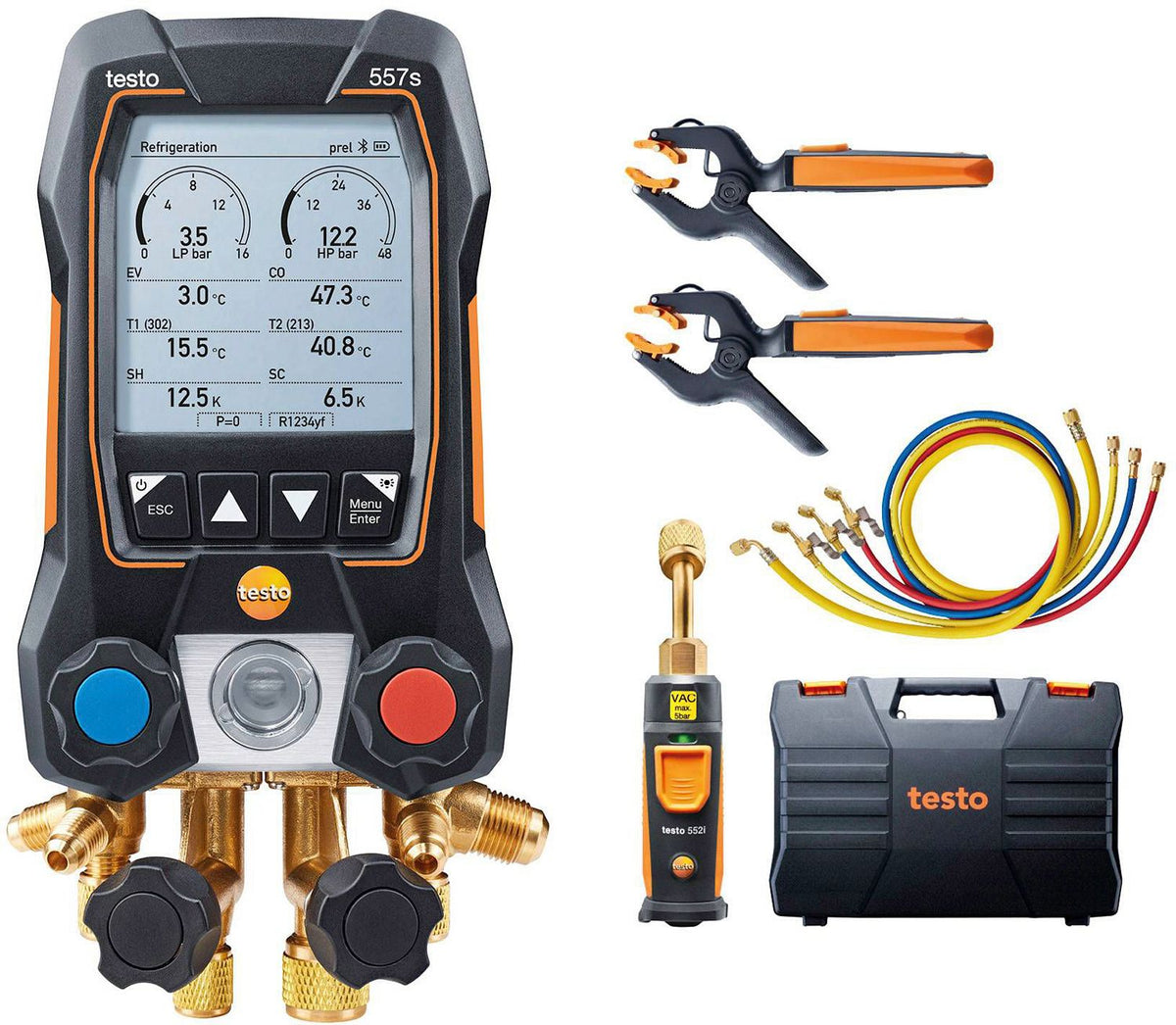 TESTO MANIF.KT P.PAC INSTAL558S+FILL.HOSE