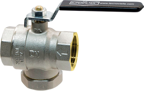 VANNE A BILLE + FILTRE + AIMANT 1"FF