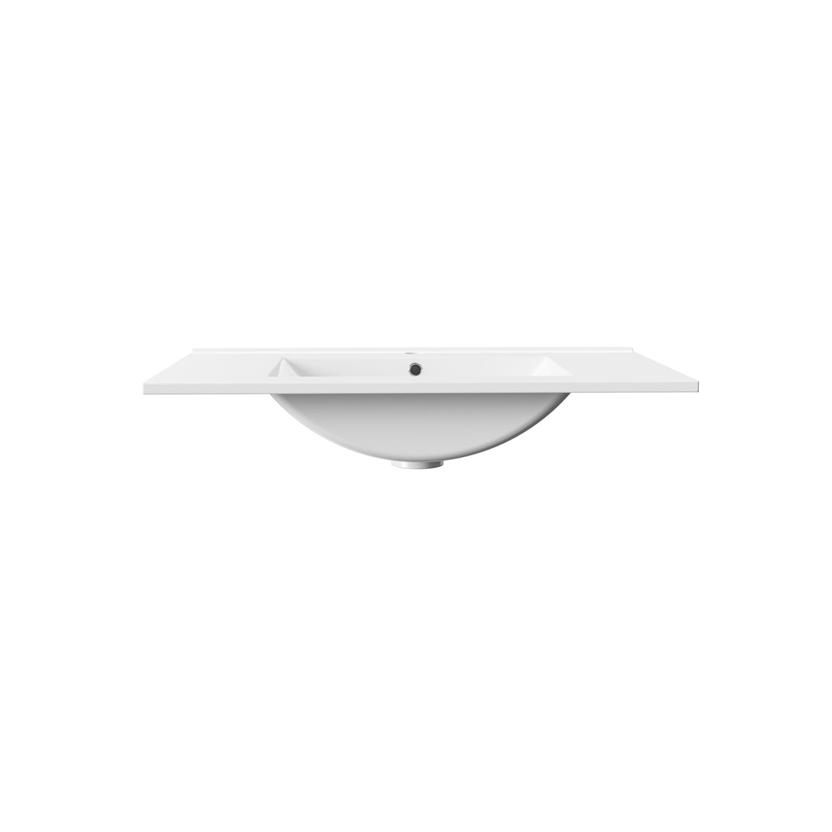 Lavabo Aloni Hayat 1 vasque - Trou robinet - Blanc