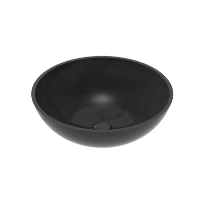 ALONI PER SOLID SURFACE VASQUE À POSER (42X14CM) - NOIR