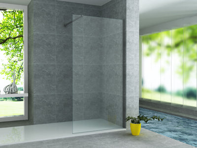 ALONI PAROI DE DOUCHE EN VERRE 8MM (100X200CM) - SANS FIXATIONS