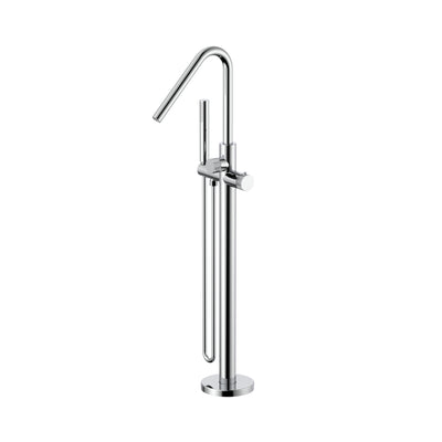 STRIA MITIGEUR DE BAIN – INDÉPENDANT – THERMOSTATIQUE – AVEC DOUCHETTE ET FLEXIBLE – BOUTONS AVEC STRUCTURE STRIÉE - CHROME