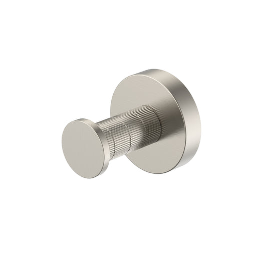STRIA HOOK - FINISH WITH GRIATED STRUCTURE - STAINLESS STEEL