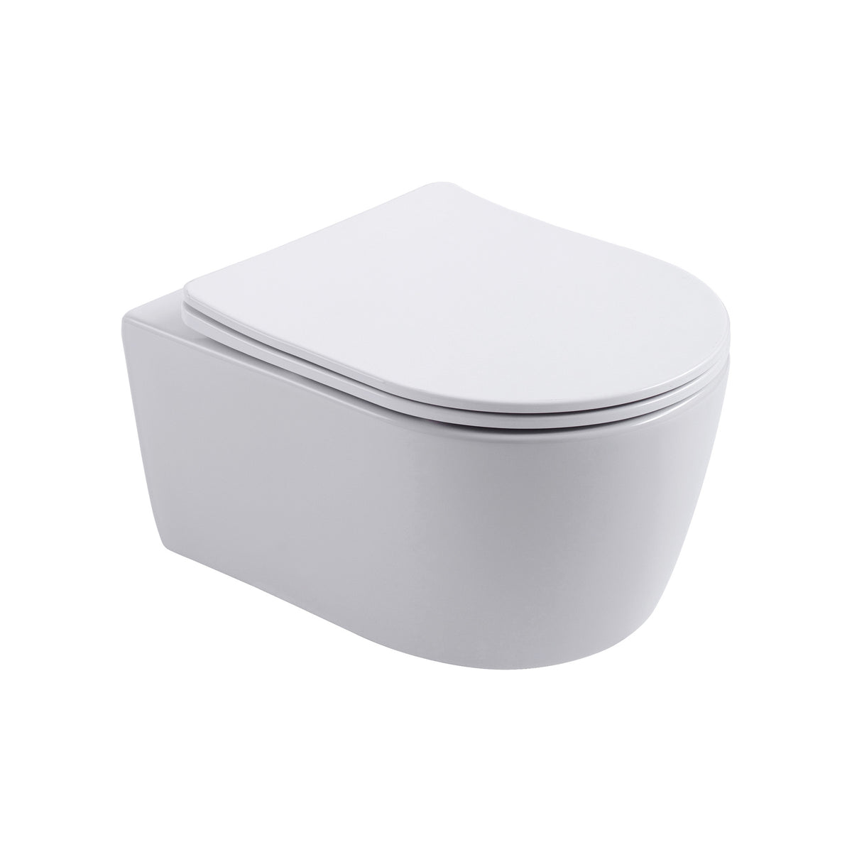 WC suspendu Aloni Pro – Soft‑close, sans bride, 49 cm