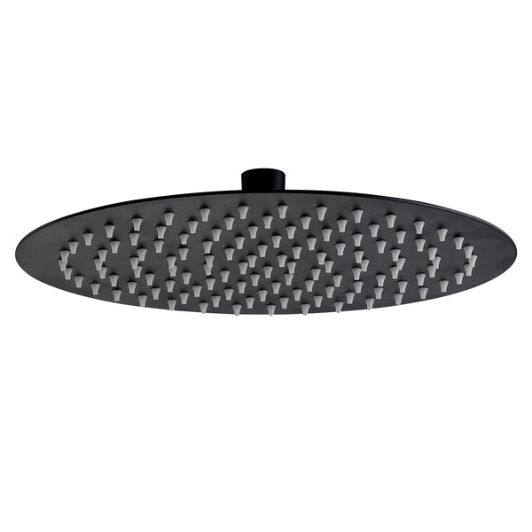 ALONI RAINSHOWER ROND ACIER INOXYDABLE NOIR MAT Ø20CM
