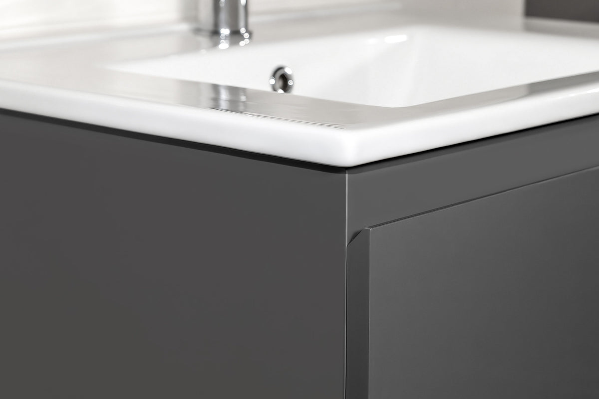 ALONI SALLY MEUBLE SOUS-PLAN (60CM) - GRIS MAT