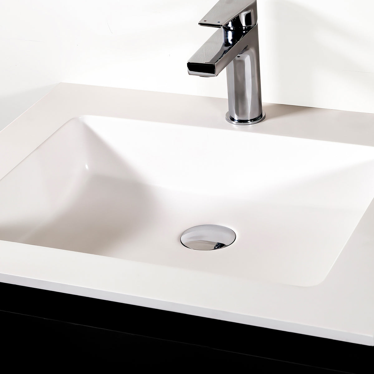 Aloni Sally 100 cm Under-Sink Vanity Unit - Matt Black