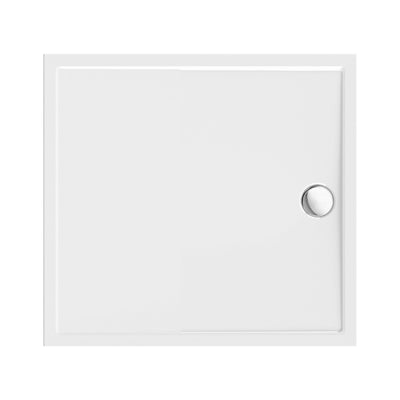 ALONI RECEVEUR DE DOUCHE - CARRÉ - ACRYLIQUE - 90X90X4 CM - BLANC BRILLANT