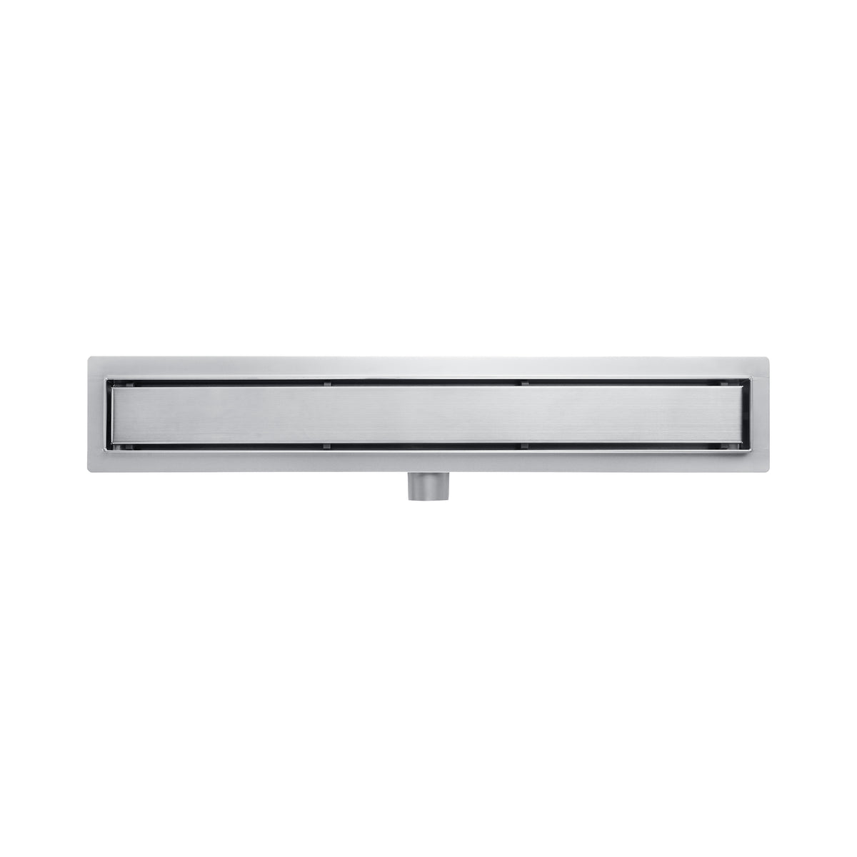 ALONI CANIVEAU DE DOUCHE - AVEC GRILLE CARRELABLE - 100 CM - ACIER INOXYDABLE BROSSÉ