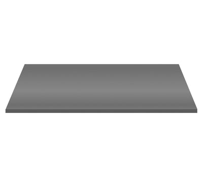 ALONI TABLETTE EN MDF (152.4X45.5X2.6 CM) - GRIS BRILLANT