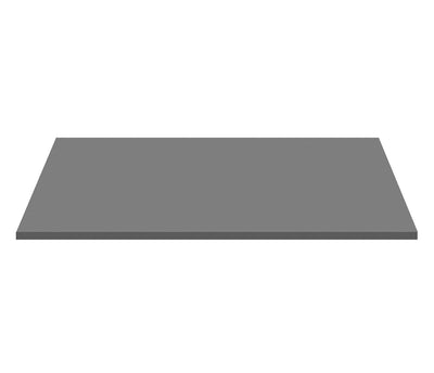 Tablette de lavabo en MDF gris mat 152x45,5 cm
