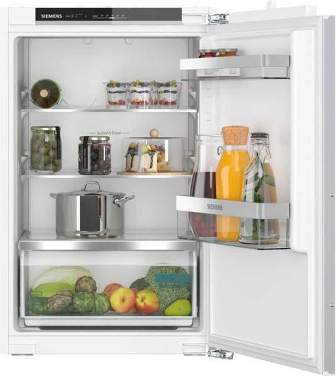 Refrigerator - IQ300 built-in one-door refrigerator - 88cm class E, 35dB, freshBox, LED display