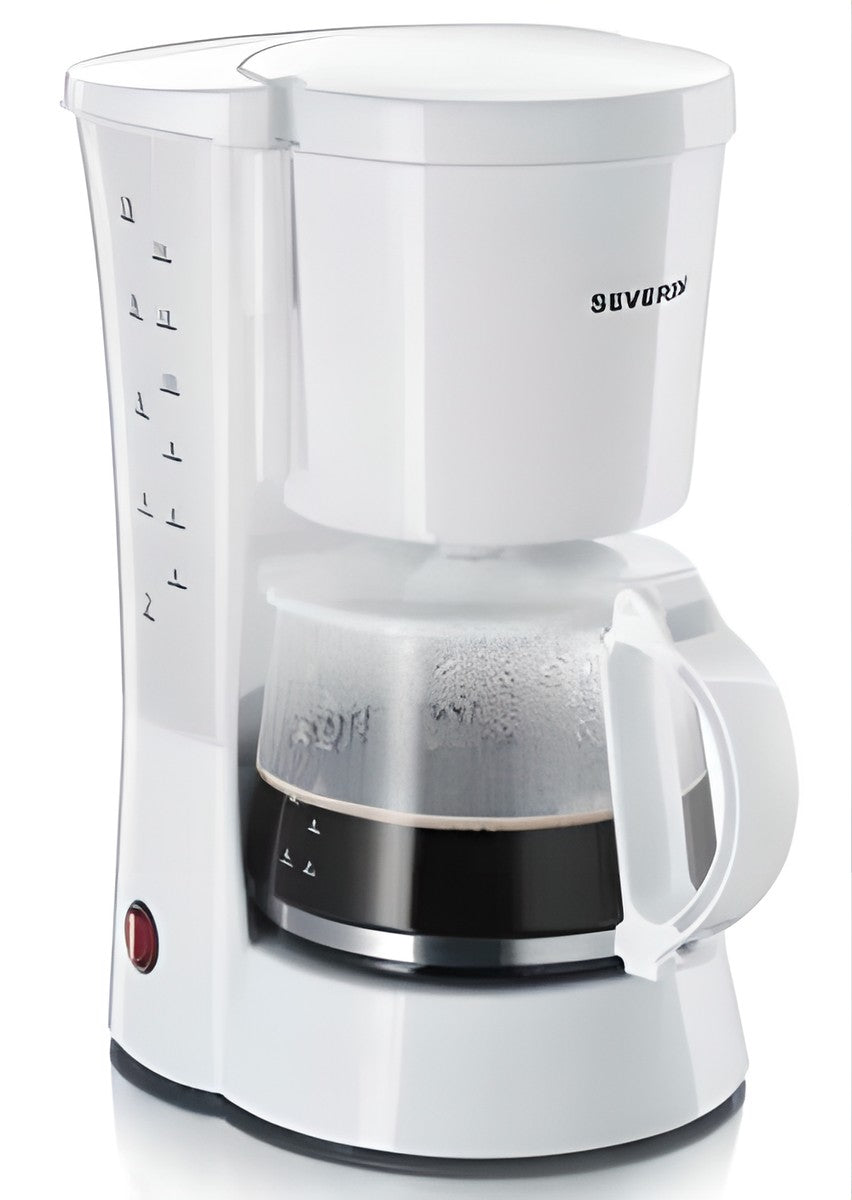 Percolateur 1,4L Comfort, 800w, anti-goutte, auto-off, Blanc Severin