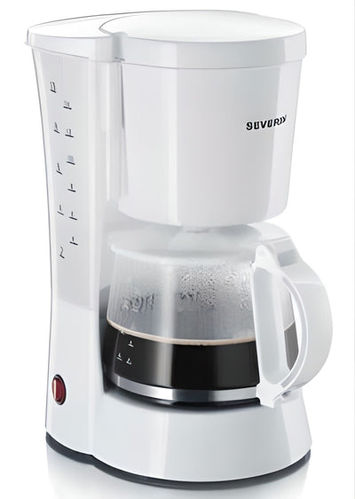 Percolateur 1,4L Comfort, 800w, anti-goutte, auto-off, Blanc Severin