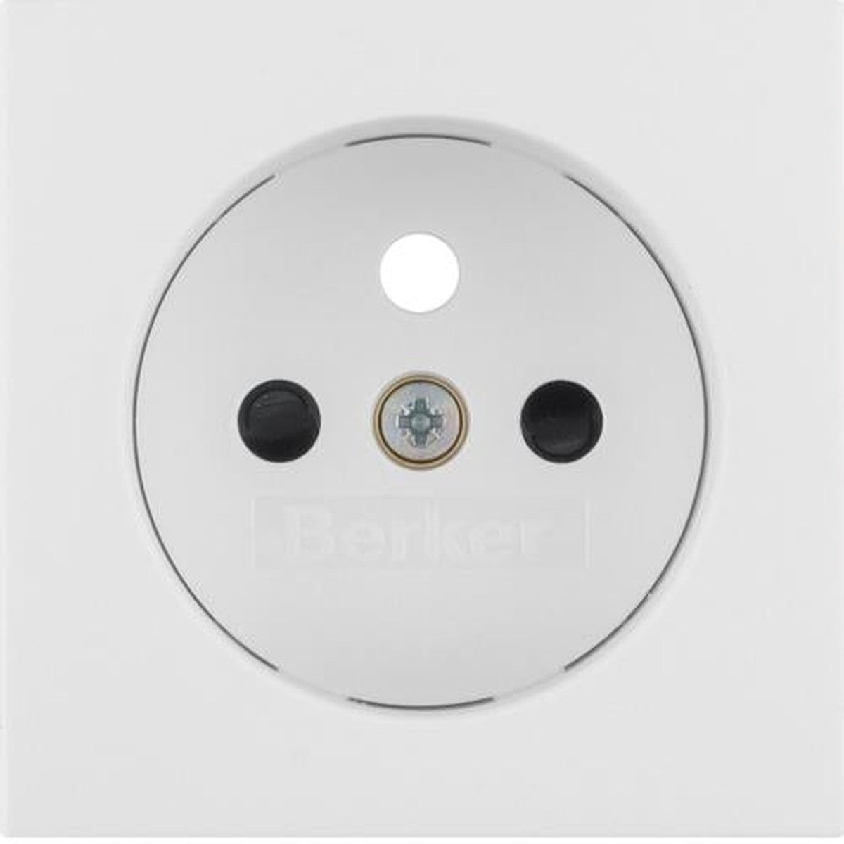 Berker S.1 / B.3 / B.7 geaarde stopcontactafwerkingssets, poolwit, mat