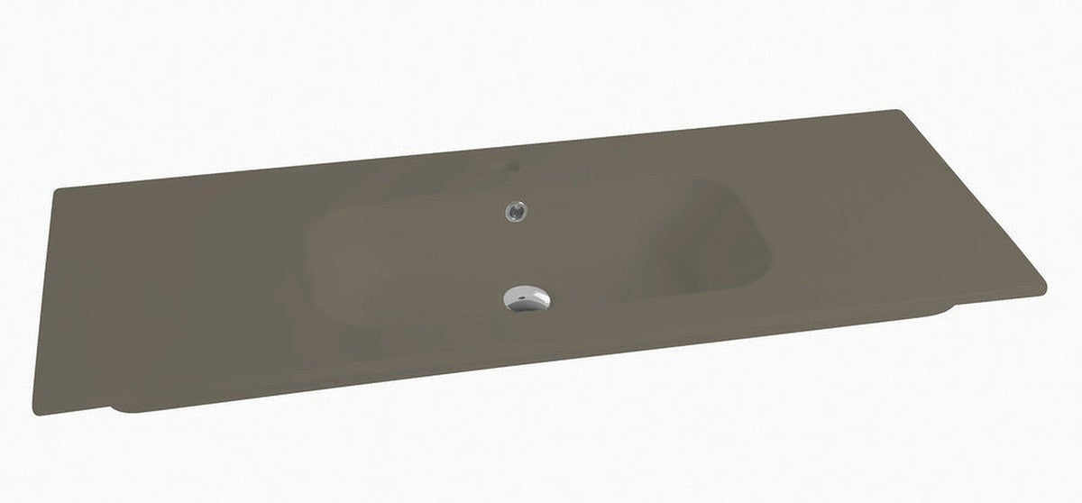 Van Marcke Cettina tablet porselein 1 wastafel 1210x465x170mm taupe