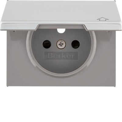 Berker K.5 aluminium afwerksets voor het afwerken van klepdoppen