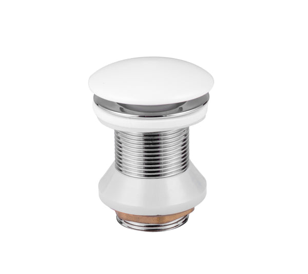 ALONI BONDE LAVABO - CLIC-CLAC- CÉRAMIQUE - 5/4" - BLANC BRILLANT