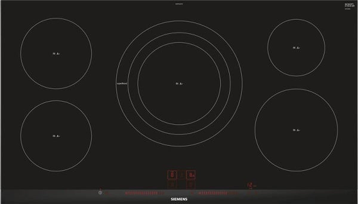 Table de cuisson IQ300 induction 90cm, powerInduction, 5 zones, powerZone 5,5kW, dual lightSlider av