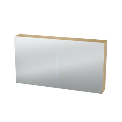 Van Marcke Nebulo armoire de toilette L1400xH650xP178 2 portes simple face Desert Ash