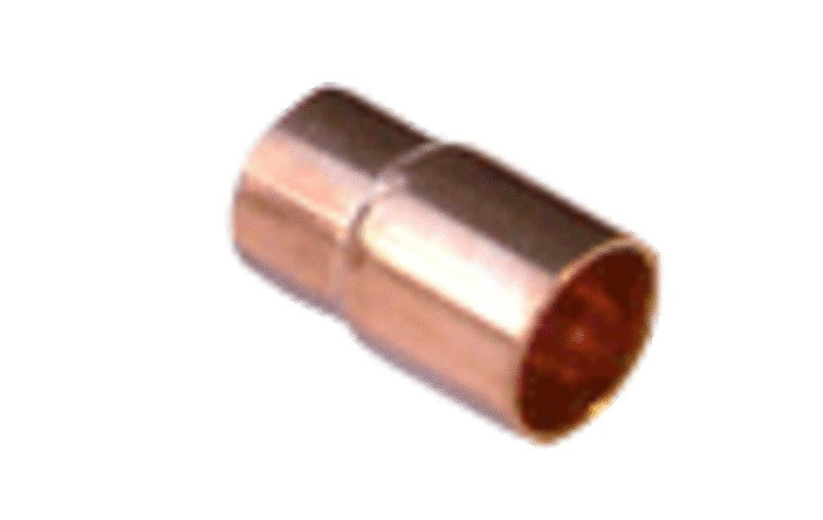 Copper reducing coupling 12x18 mm