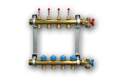 Roth FHS HK 7 verdeler voor vloerverwarming met debietmeters 520 mm