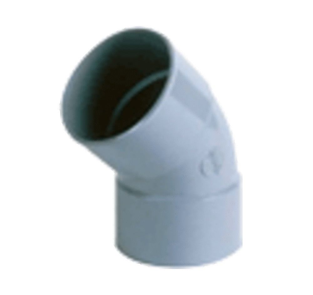 Nicoll raccord à coller PVC coude 45° FF D 50 gris