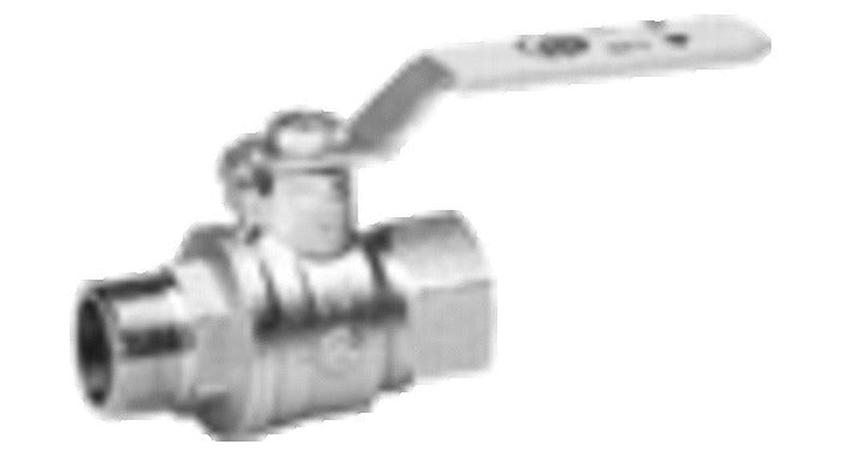 Van Marcke robinet à bille avec poignée pour gaz butane-propane 5bar 1/4"MF