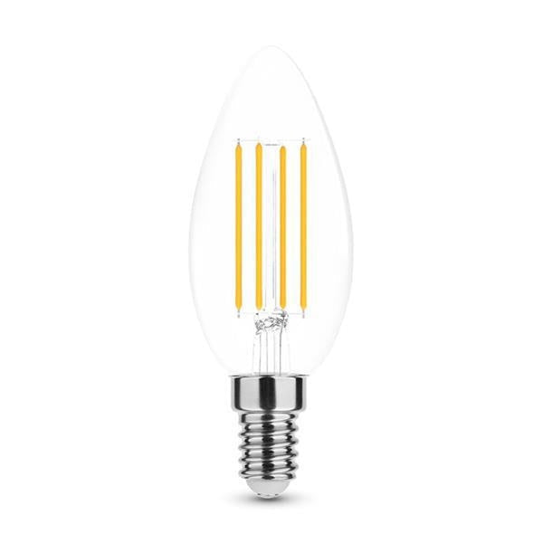 Lampe filament Led flamme - 7W - E14 - 2700K - 360° - 806lm - dimmable