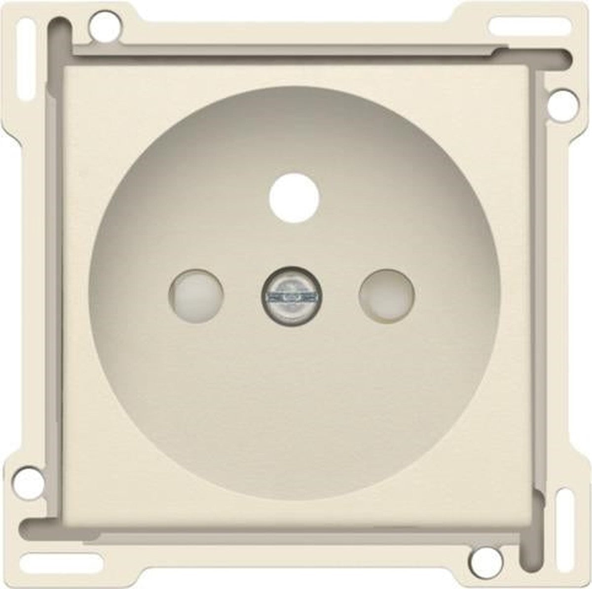 Niko set de finition pour prise de courant avec broche de terre – 28,5 mm – crème originale - Niko set de finition pour prise de courant avec broche de terre – 28,5 mm – crème originale