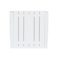RADIATEUR ELECTRIQUE MURAL ALUMINIUM AVEC PRISE ET TELECOMMANDE BLANC 2000W-580X1080MM