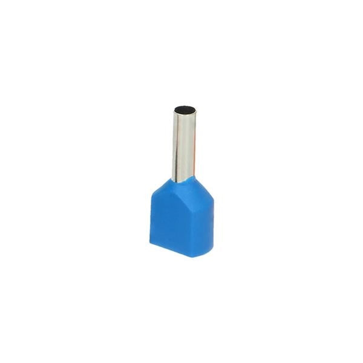 Dubbel geïsoleerde kabelaansluiting, max. doorsnede 0,75 mm², lengte koperen huls: 8 mm