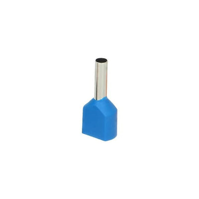 Dubbel geïsoleerde kabelaansluiting, max. doorsnede 0,75 mm², lengte koperen huls: 8 mm
