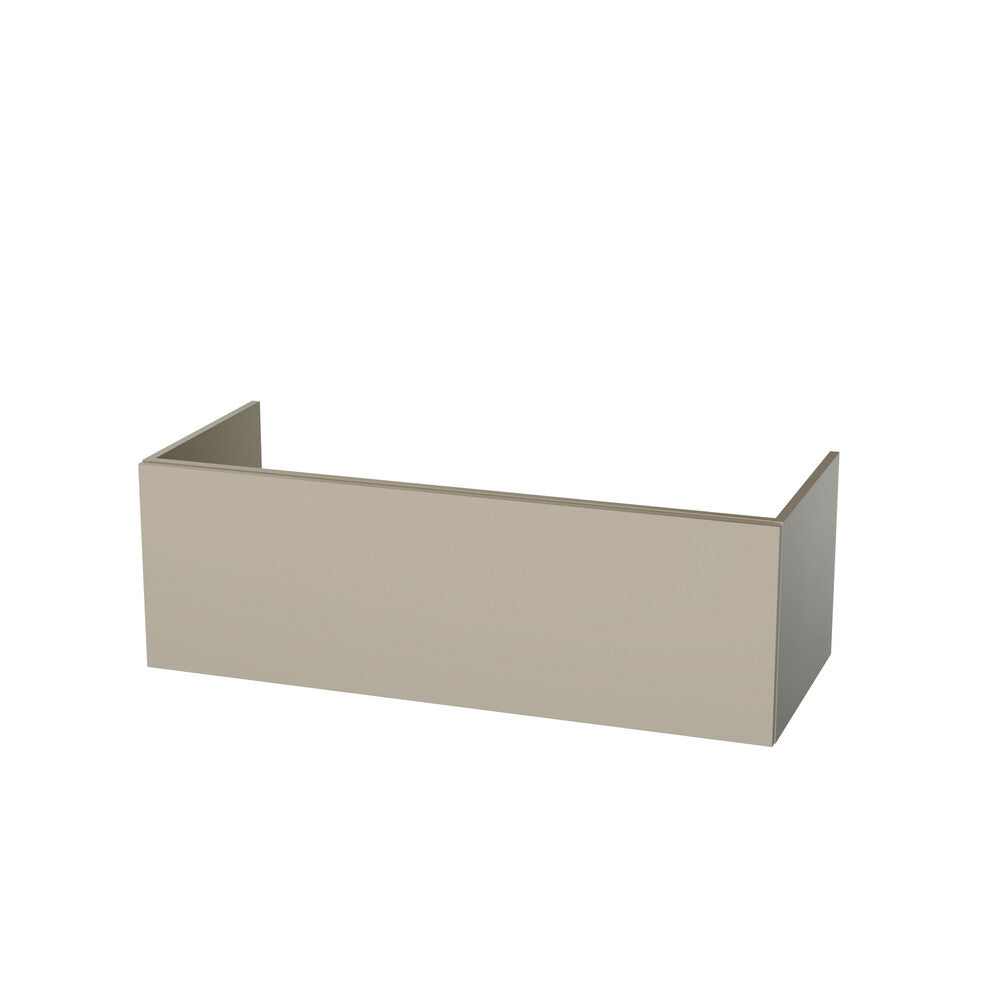 Van Marcke Novo Uno sous-meuble B1200xH400xD495mm 1tiroir taupe