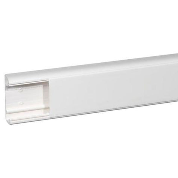 Goulotte DLP design 35 x 105mm Blanc - 2m - couvercle 85mm