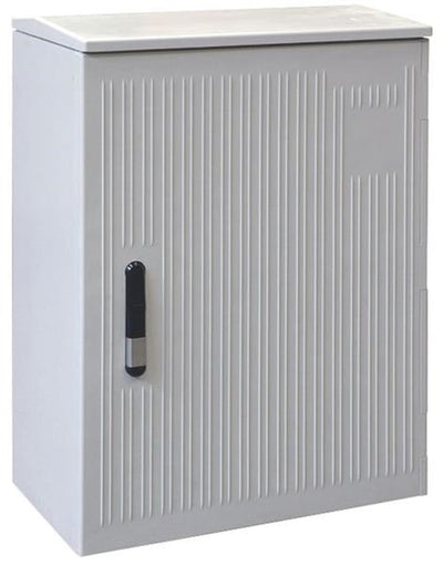 Armoire de trottoir DIN 830 x 460 x 330 mm, porte rayée