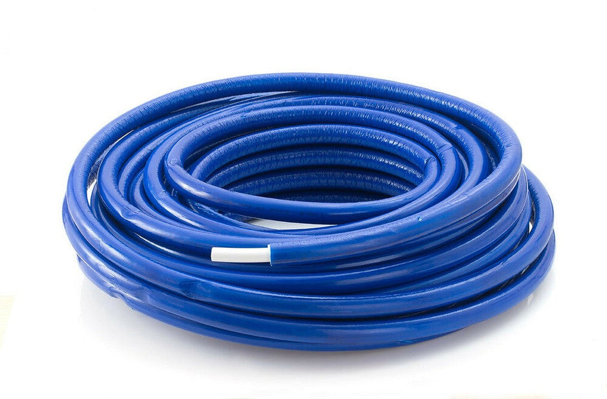 SYSTEMPEX voorgeïsoleerde buis rol blauw D32 10mm 25m
