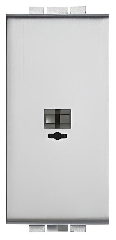 Prise haut parleur Light Tech 2 pôles / din / 1 module / à souder