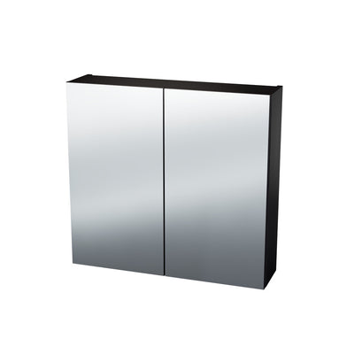 Van Marcke Nebulo armoire de toilette L700xH650xP178 2 portes simple face Charcoal Asche