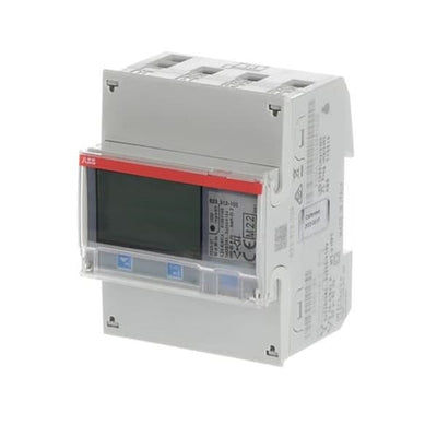 Compteur d'énergie, série B, 3 x 230 / 400Vac, 65A, pulse, B (cl 1), Argent, modbus