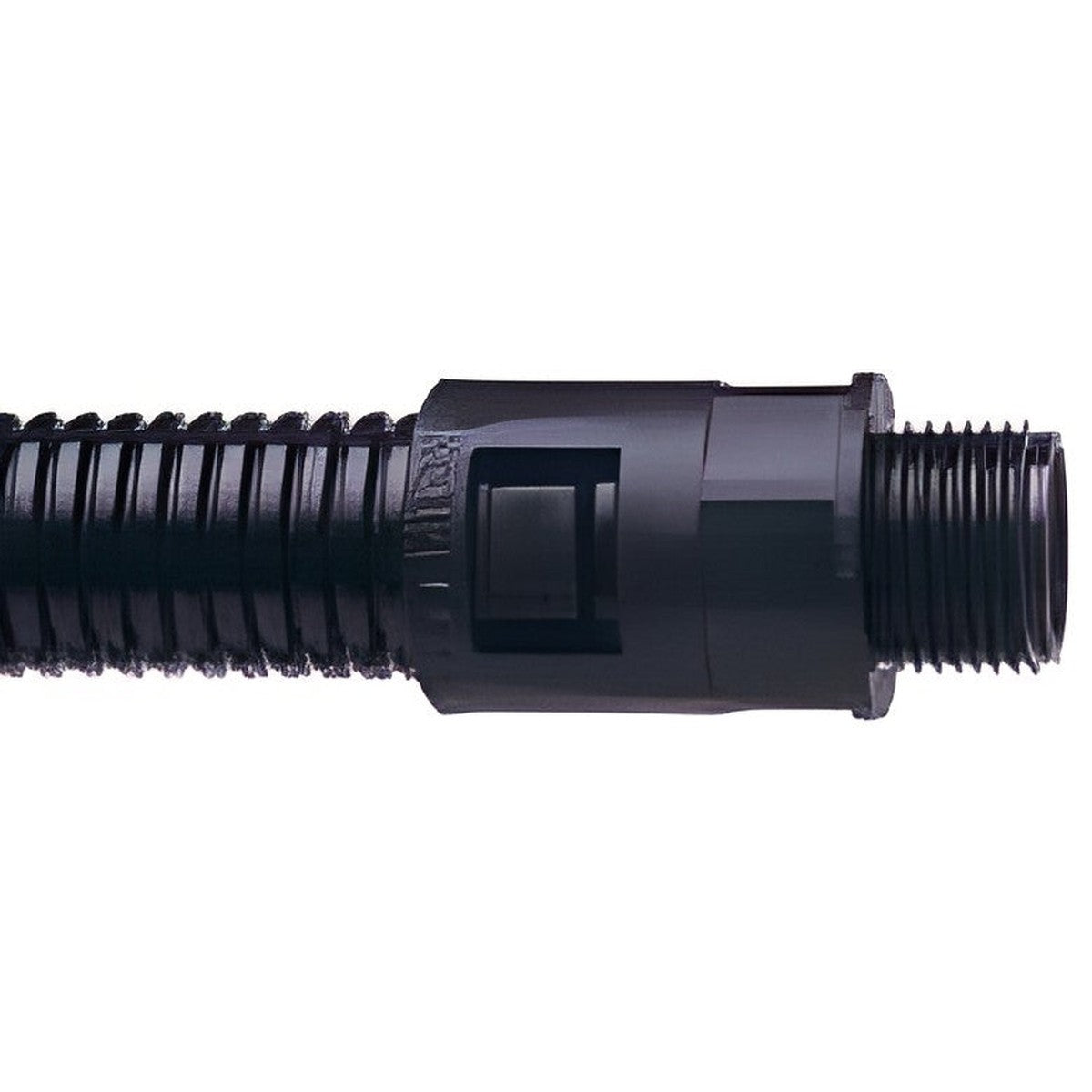 M40 cable gland for corrugated tubing - 42mm Grey, supplied with lock nut